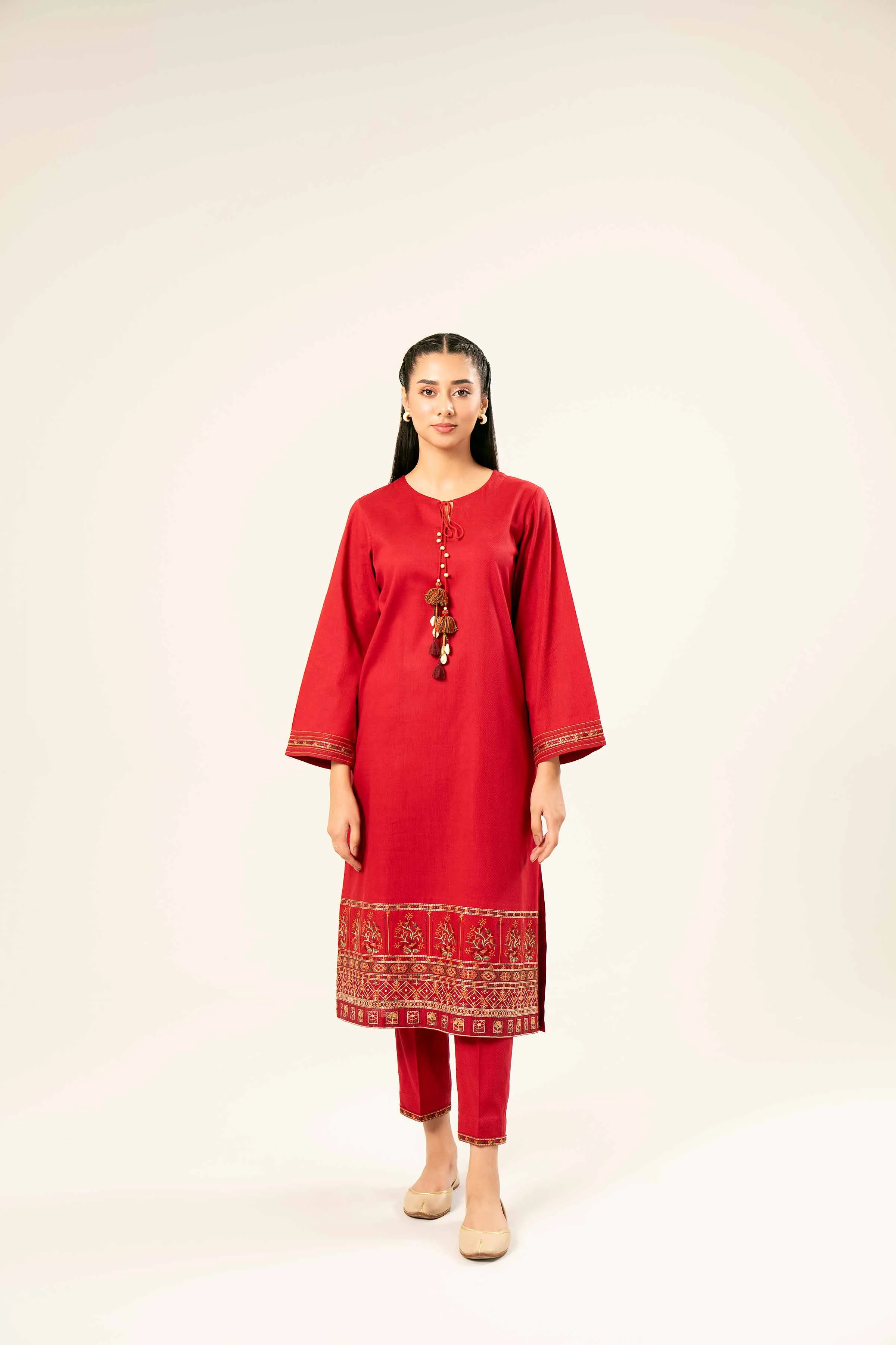 2 Piece - Embroidered Suit - PW24-311