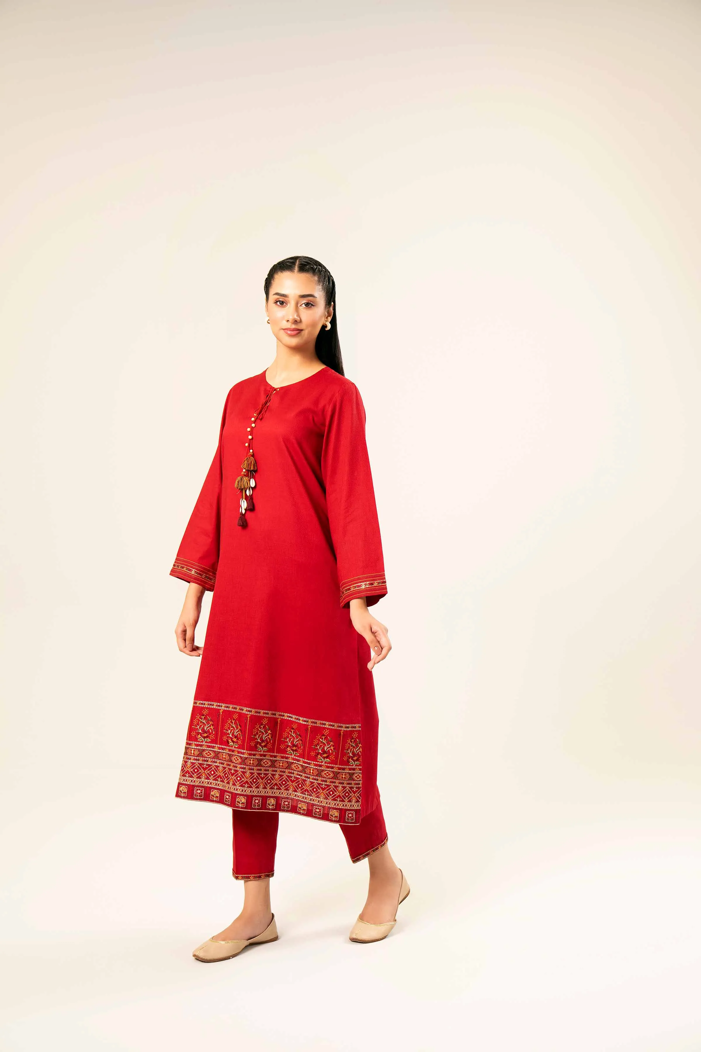 2 Piece - Embroidered Suit - PW24-311