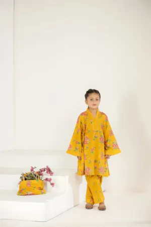 2PC COTTON GIRLS PEPLUM BY MONA BG04