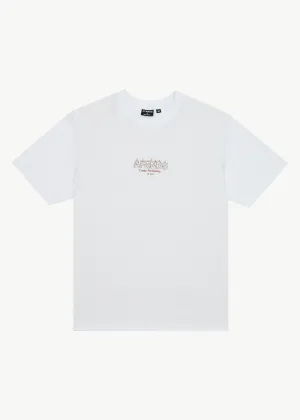 AFENDS Mens Ember - Retro Fit Tee - White
