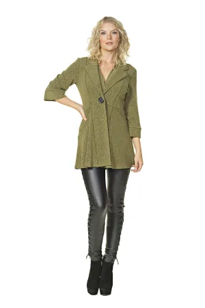 All Leatherette Lace Up Legging