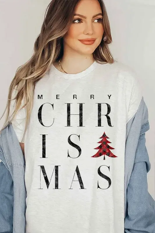 Alphia Merry Christmas Graphic T-Shirt