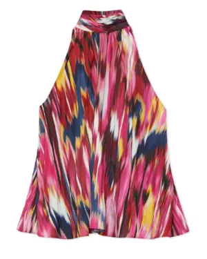 Amaranth Yasenia Mock Neck Top