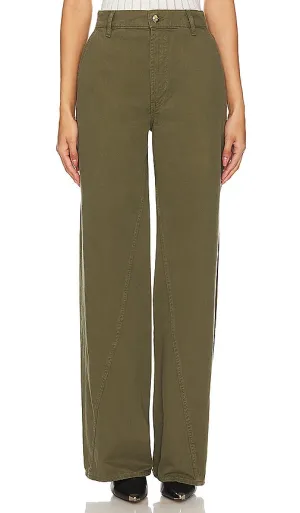 ANINE BING Briley Pant in Army