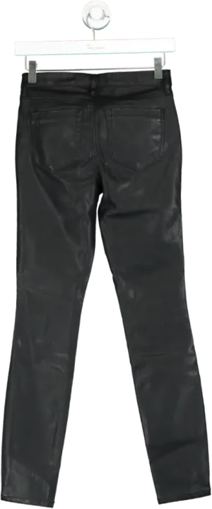 BLANKNYC Black The Bond Faux Leather Skinny Pants Size W25