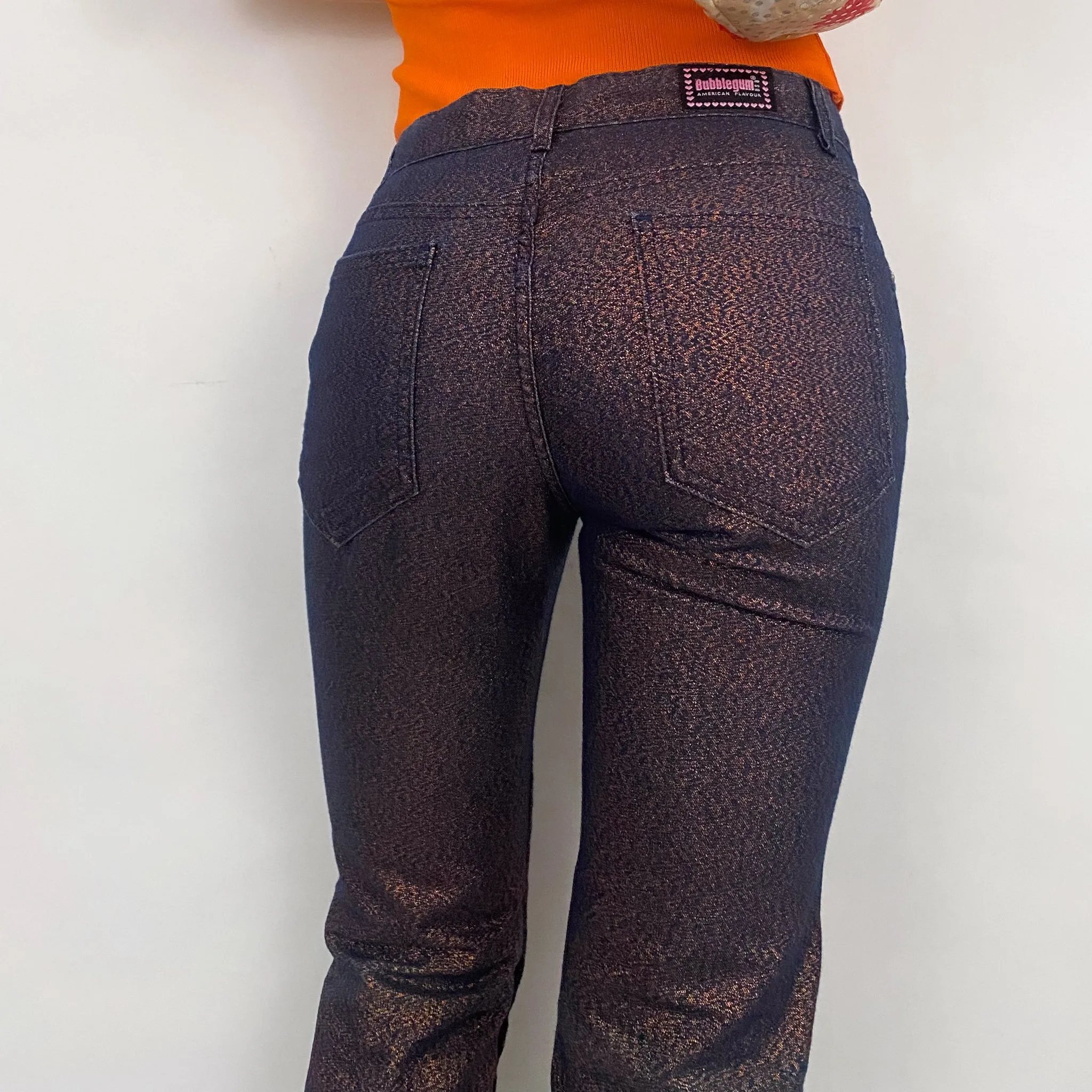 Bubblegum Glitter Pants - Small
