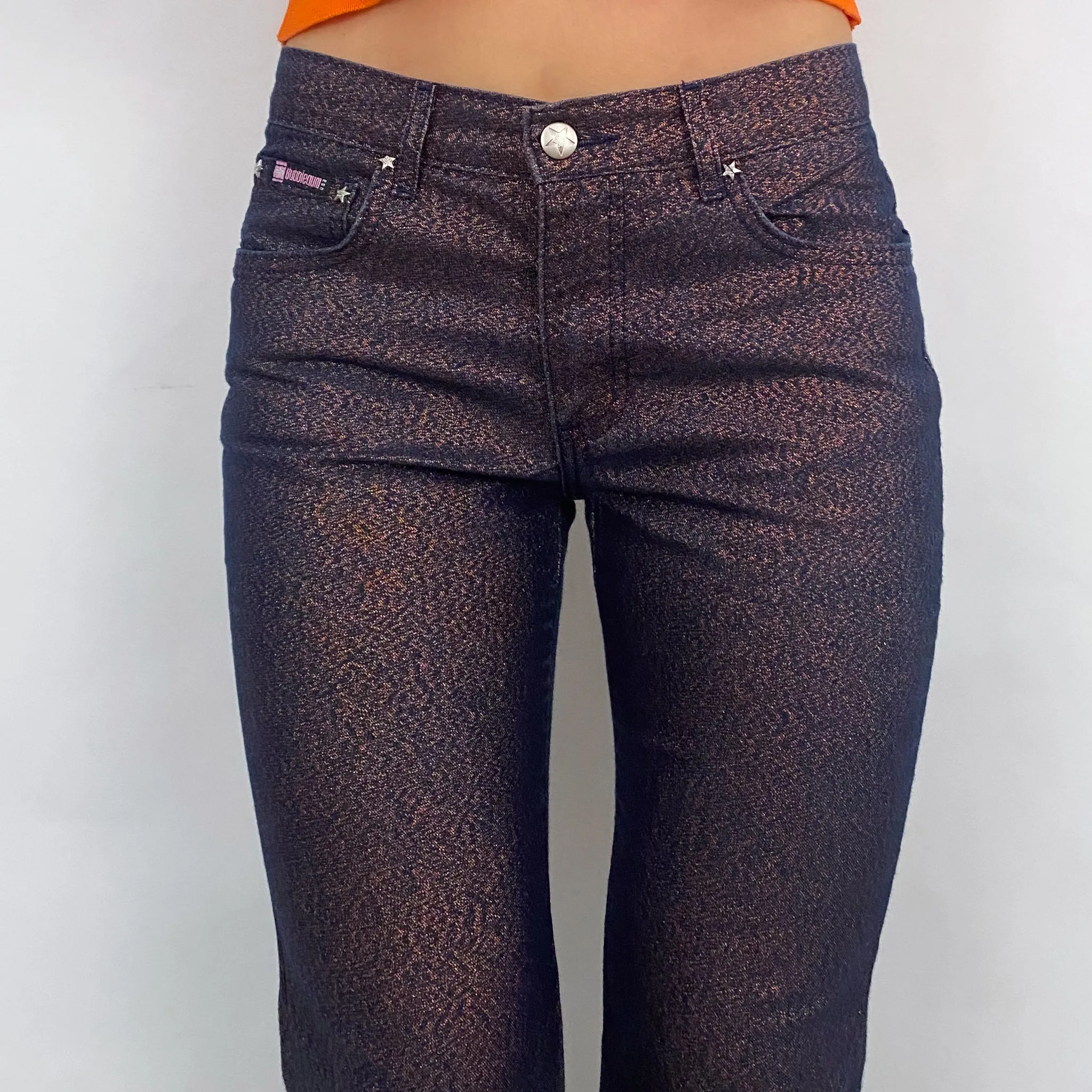 Bubblegum Glitter Pants - Small