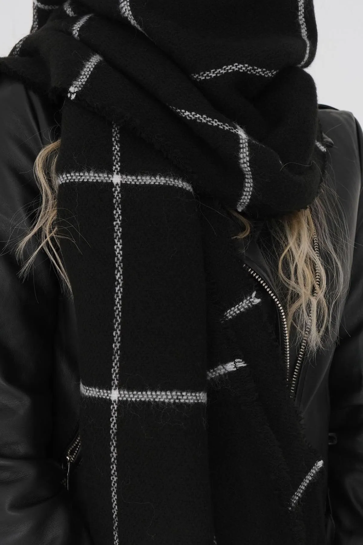 Checked Scarf