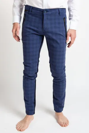 Checkered P1024 - Navy