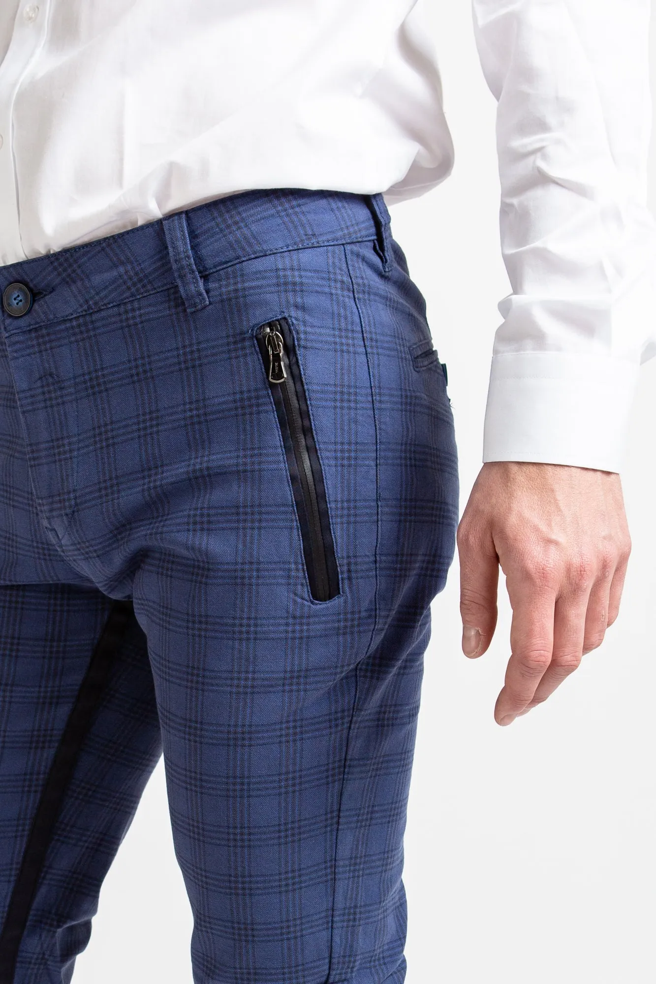 Checkered P1024 - Navy