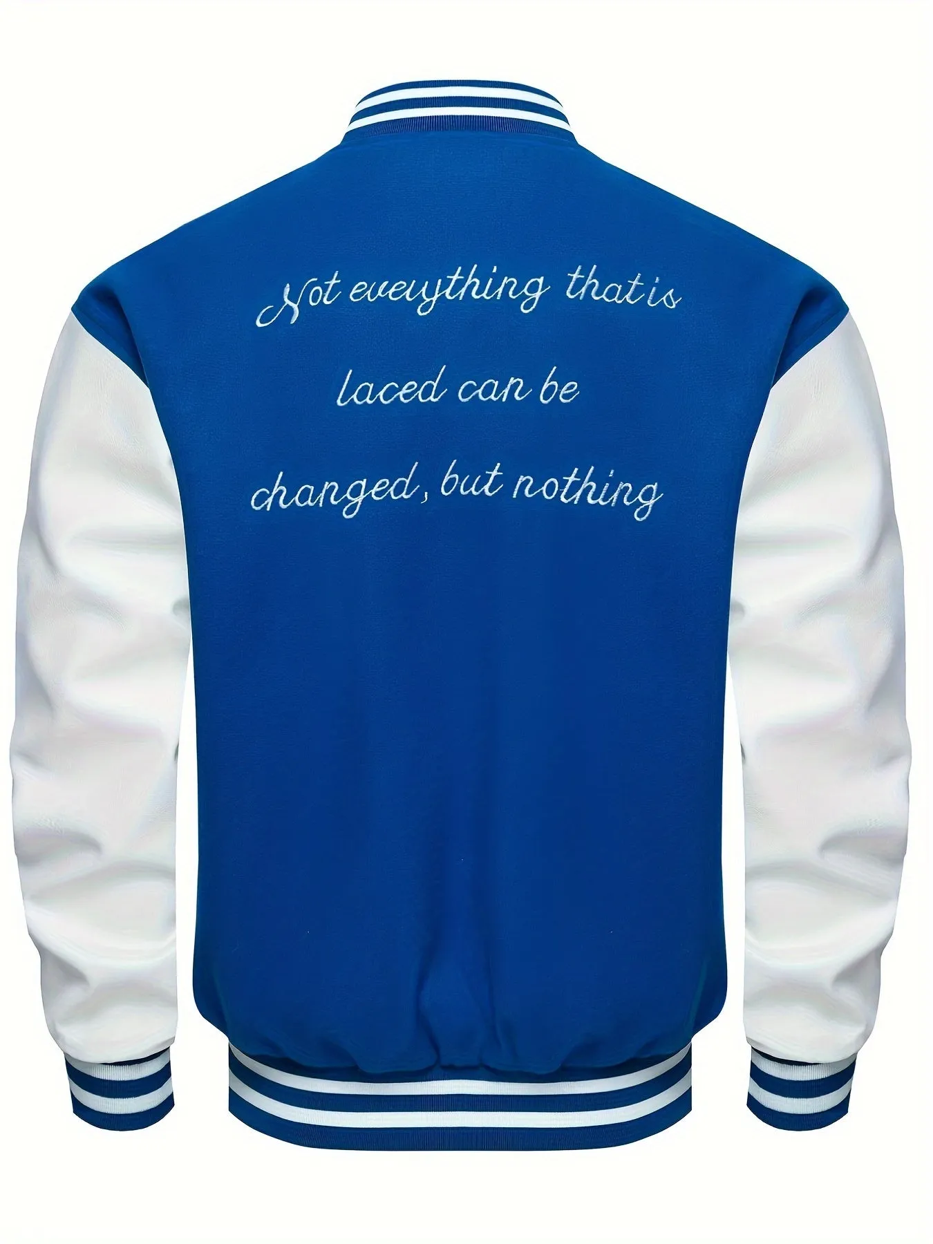 Chic Men's Varsity Jacket | Athletic Baseball Collar Coat