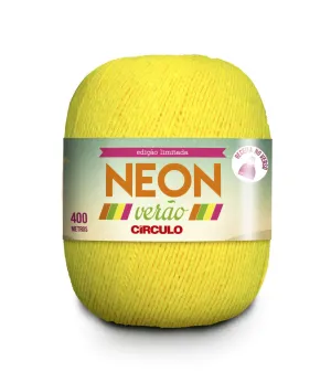 Circulo NEON VERAO yarn 50% Cotton 50% Polyester 406m - 150g, Color Neon Yellow (337005-5159)
