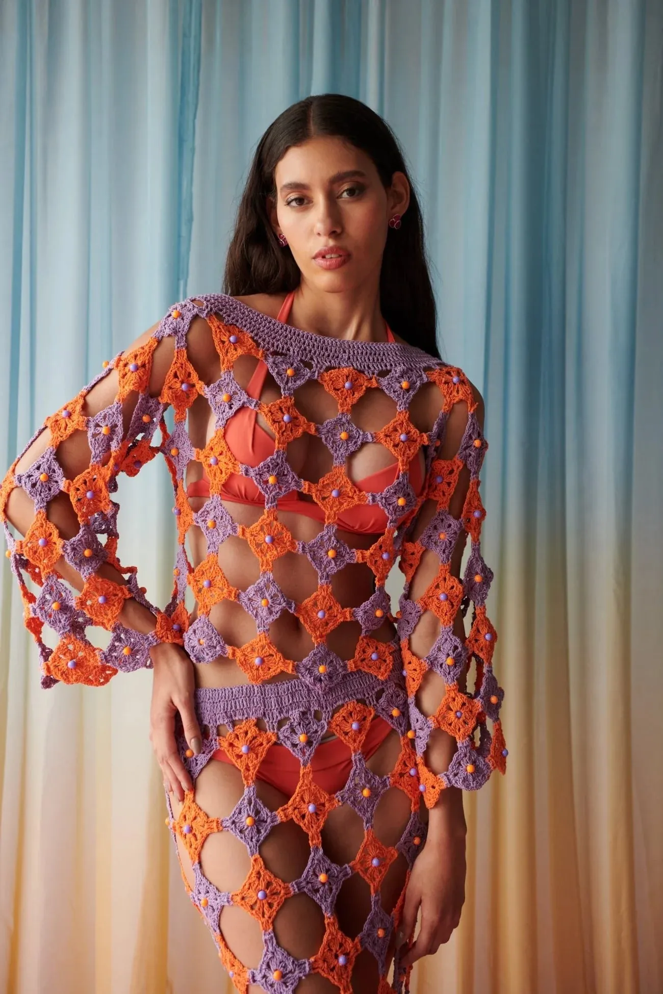 Dakhla top in orange