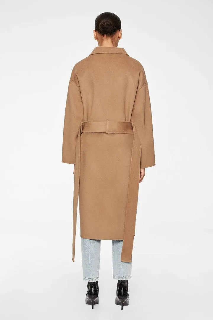 Dylan Coat Camel Cashmere Blend