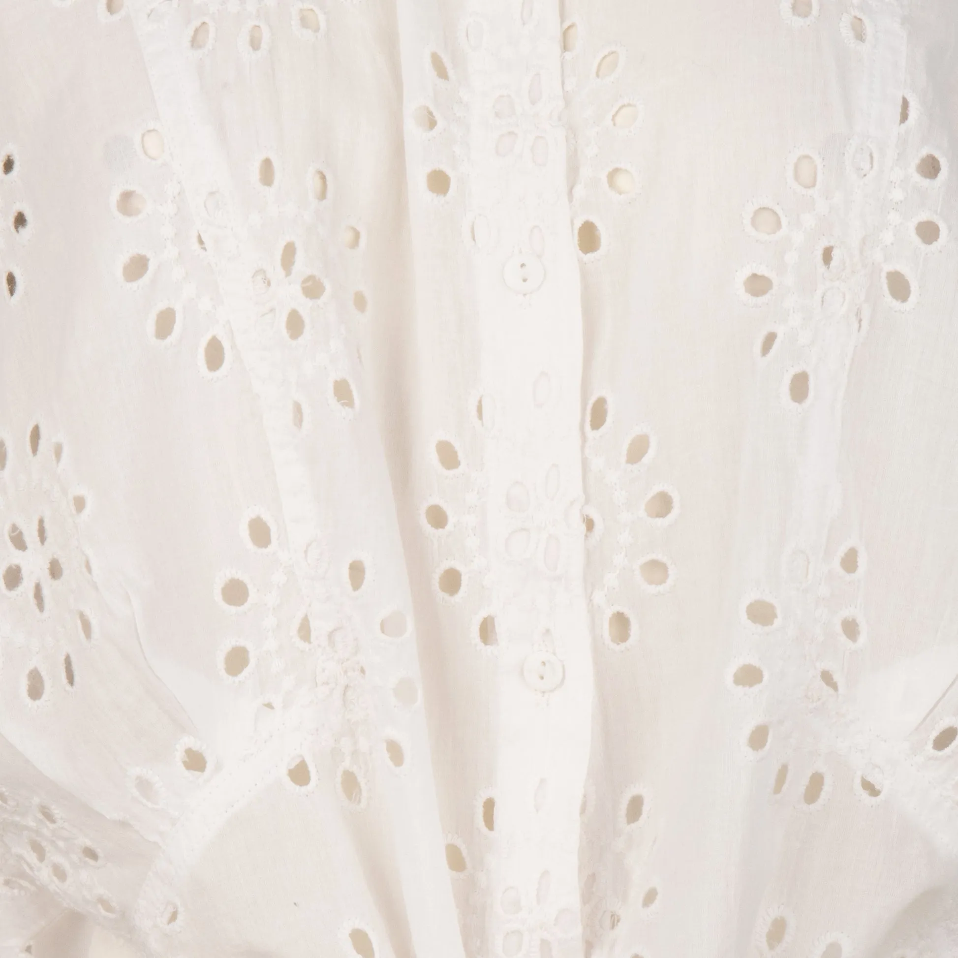 Esqualo - Broderie Anglaise Tie-Up Blouse