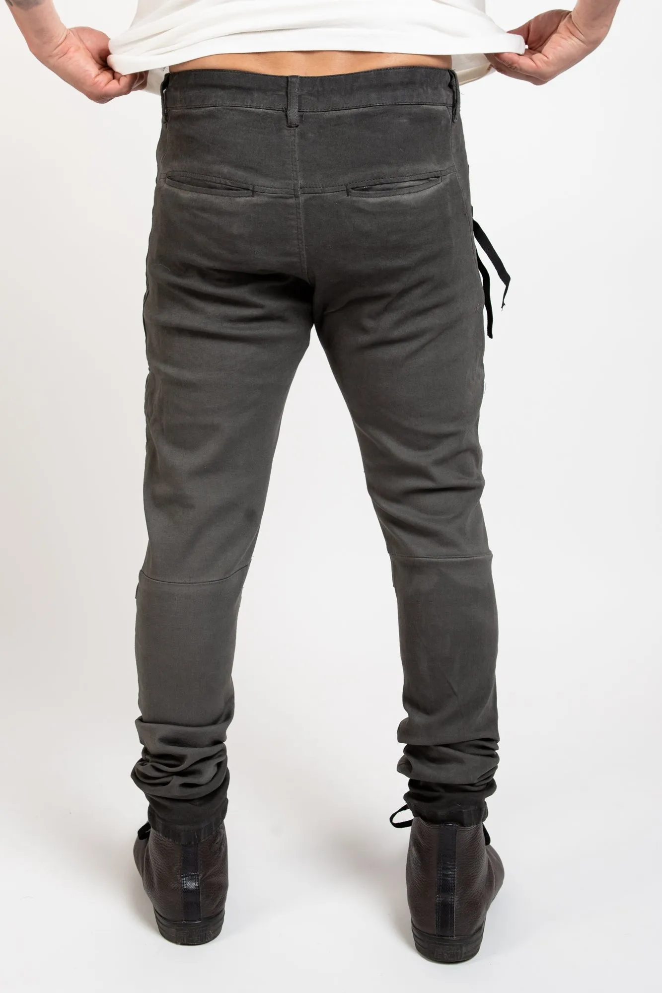 Expent Zipper Jeans - Grey