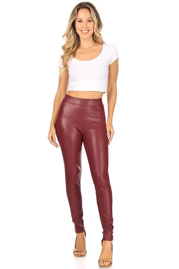 Faux Leather Pants
