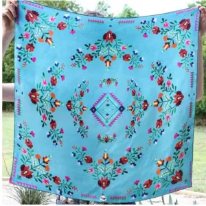 Fiesta Turquoise by Fringe Scarves