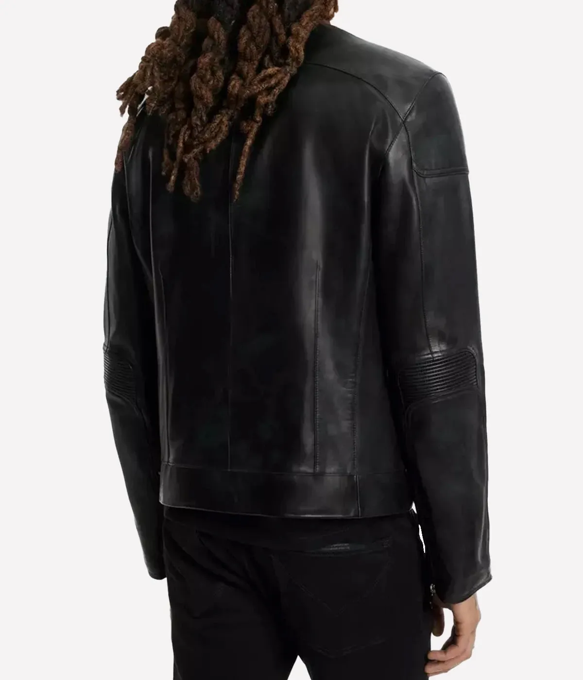 *FINAL SALE* Zip Front Motorcross Jacket in Black