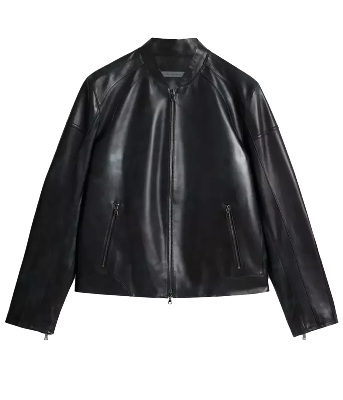 *FINAL SALE* Zip Front Motorcross Jacket in Black