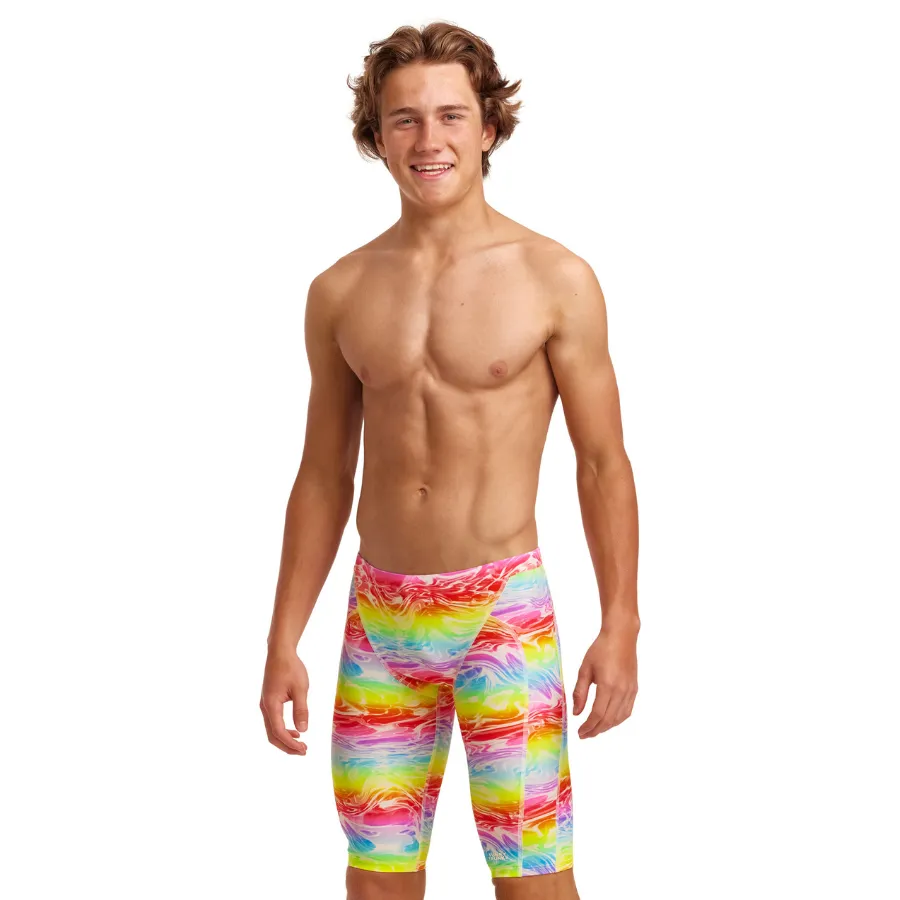 Funky Trunks Boys Training Jammers FT37B - Lake Acid