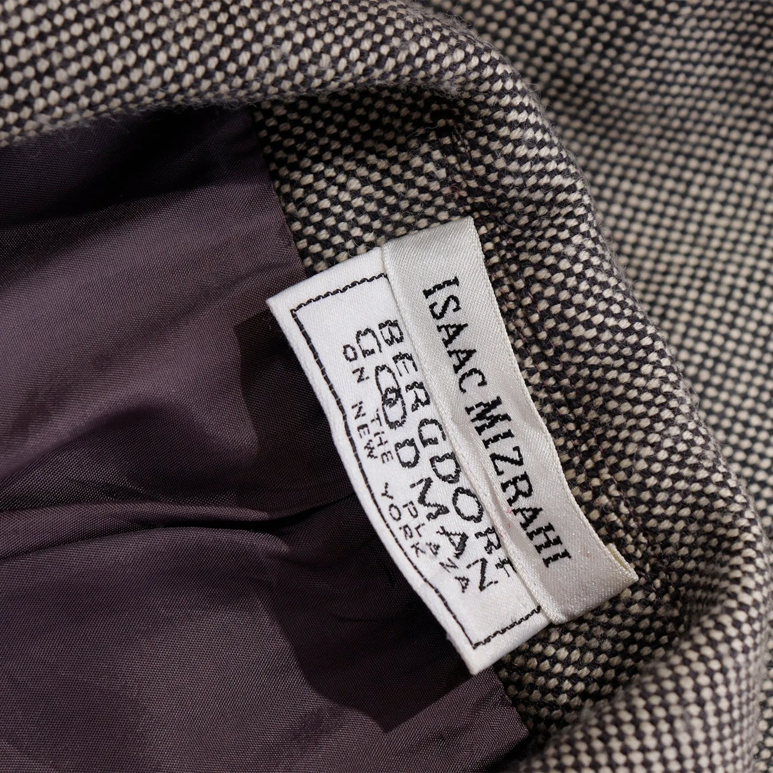 F/W 1994 Isaac Mizrahi Runway Jacket w Unique Pleating & Belt