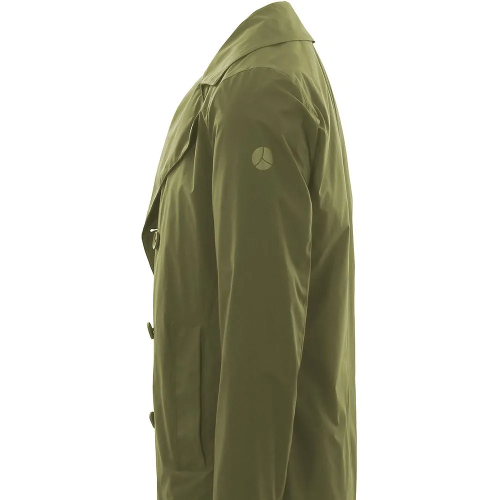 Green Recycled Polyester Men Jacket