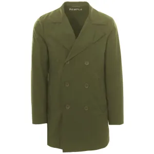 Green Recycled Polyester Men Jacket
