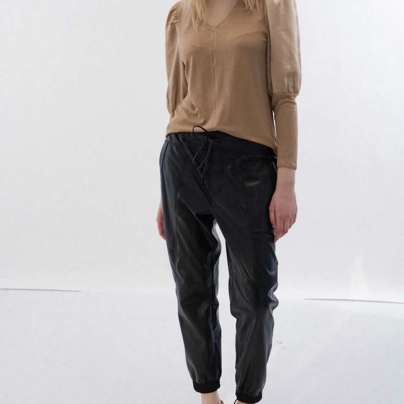 Kaja Vegan Leather Pants