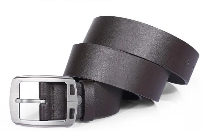 Leather Vintage Classic Jean Pin Buckle Stylish Belts For Men