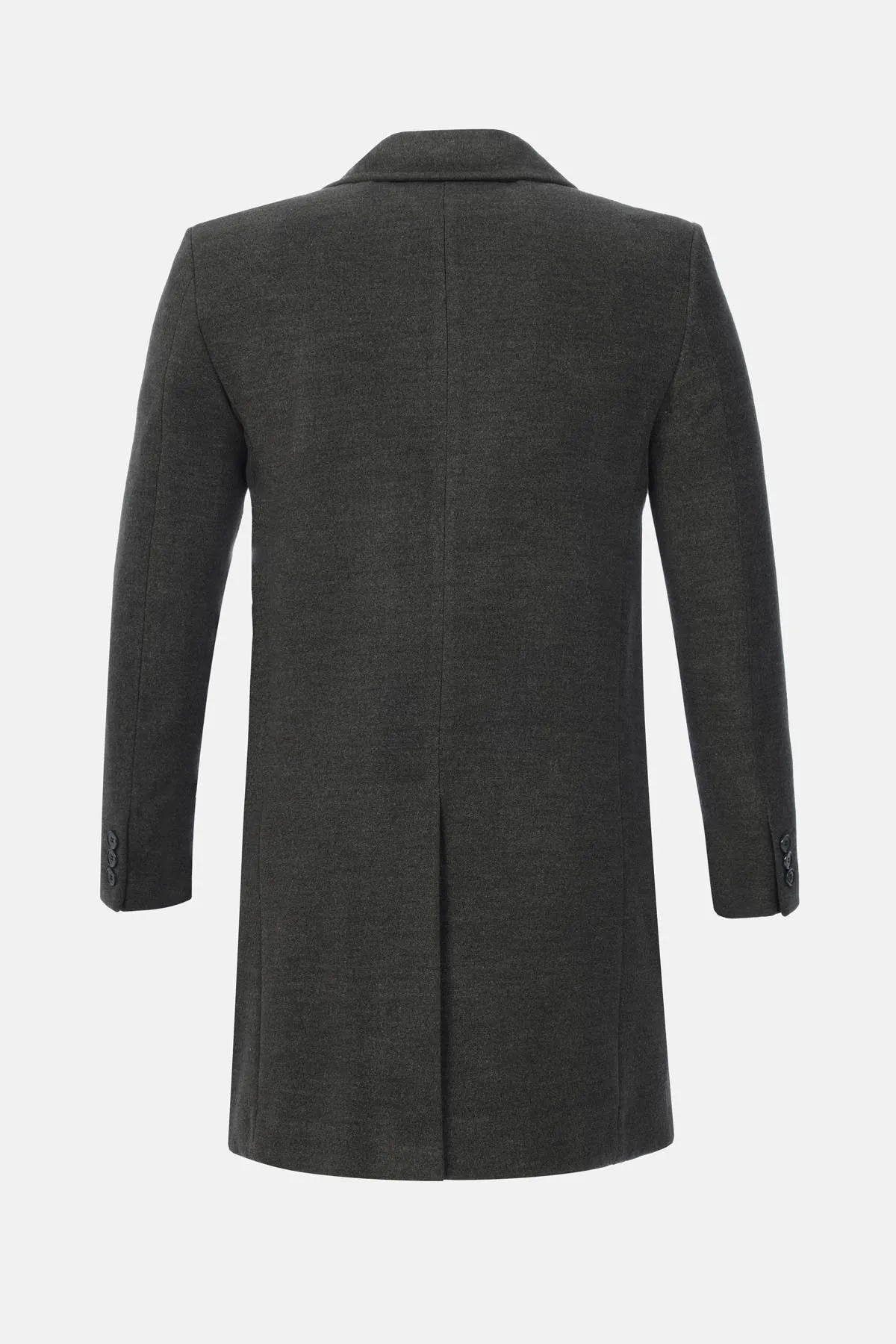 Mac Basic Long Dark Gray Coat