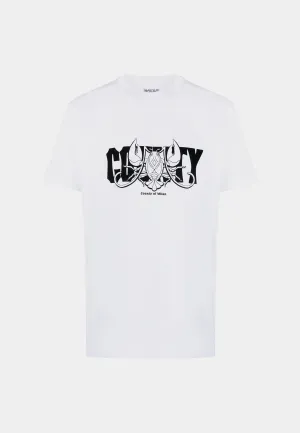 MARCELO BURLON Langosta Regular T-Shirt - White Black