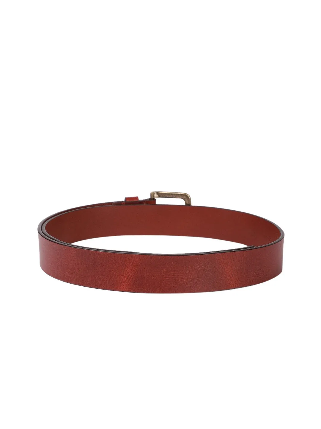 Men's Brown Casual Leather Belt