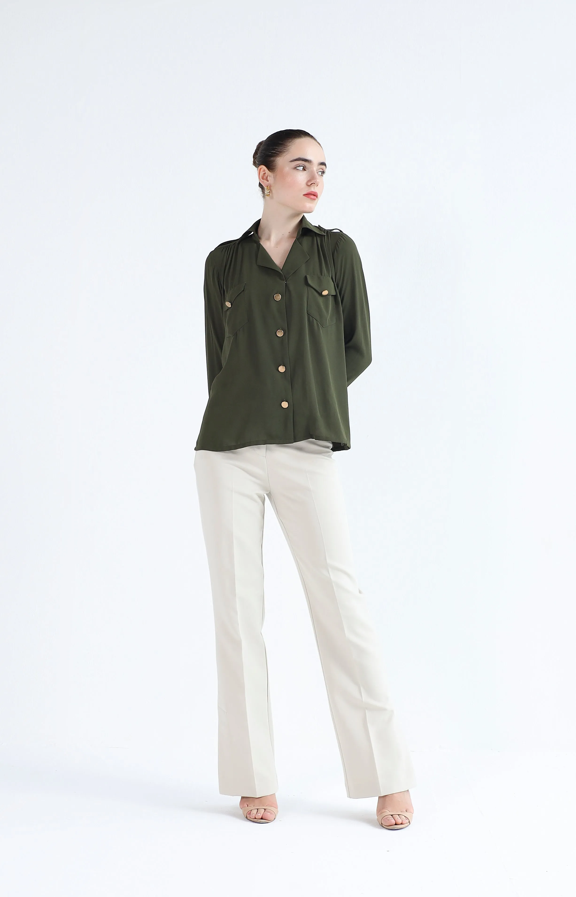 Metallic Buttoned Shirt