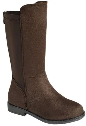 No Missteps Brown Knee High Boots - Tween