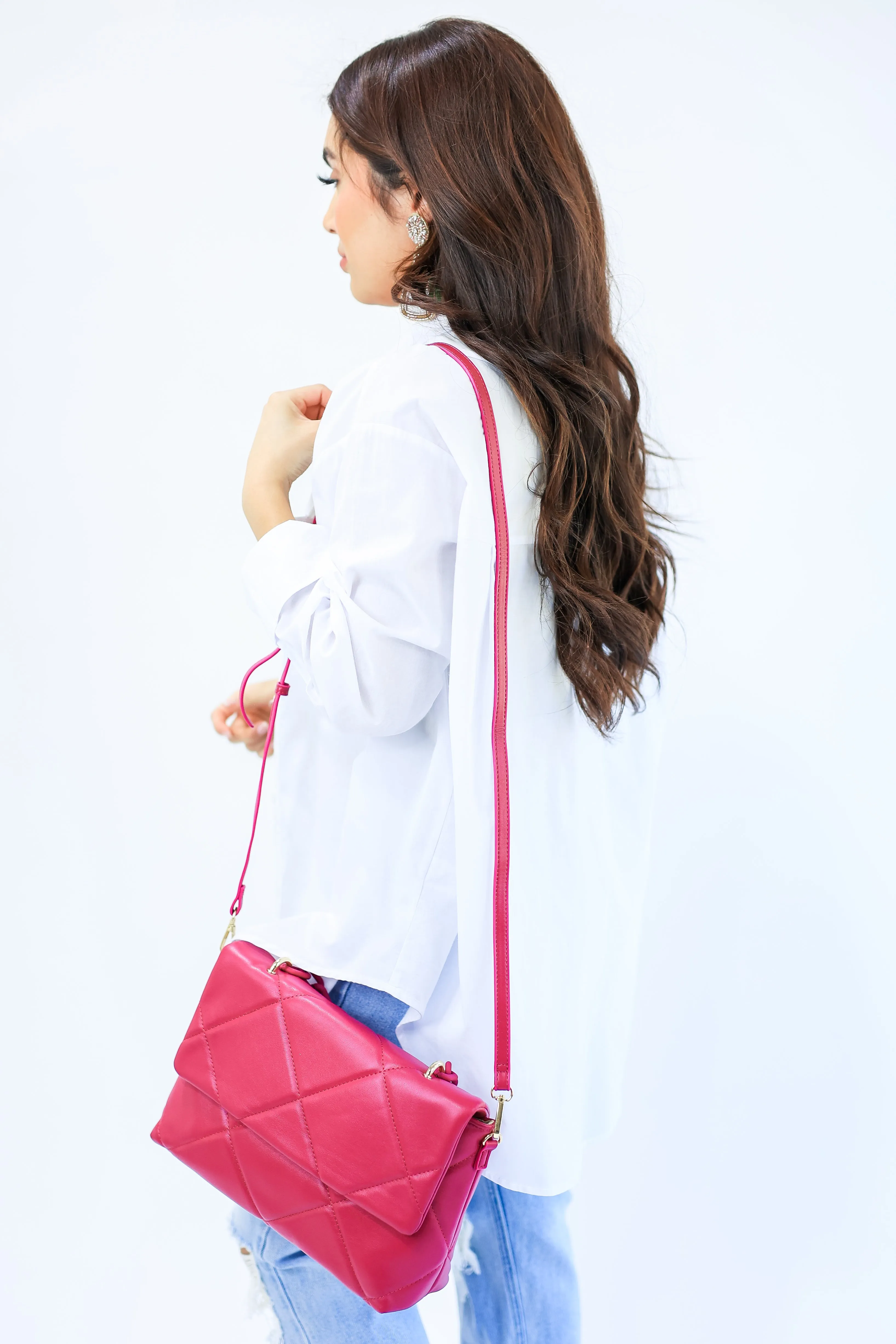 Peaceful Days Button Shirt In White