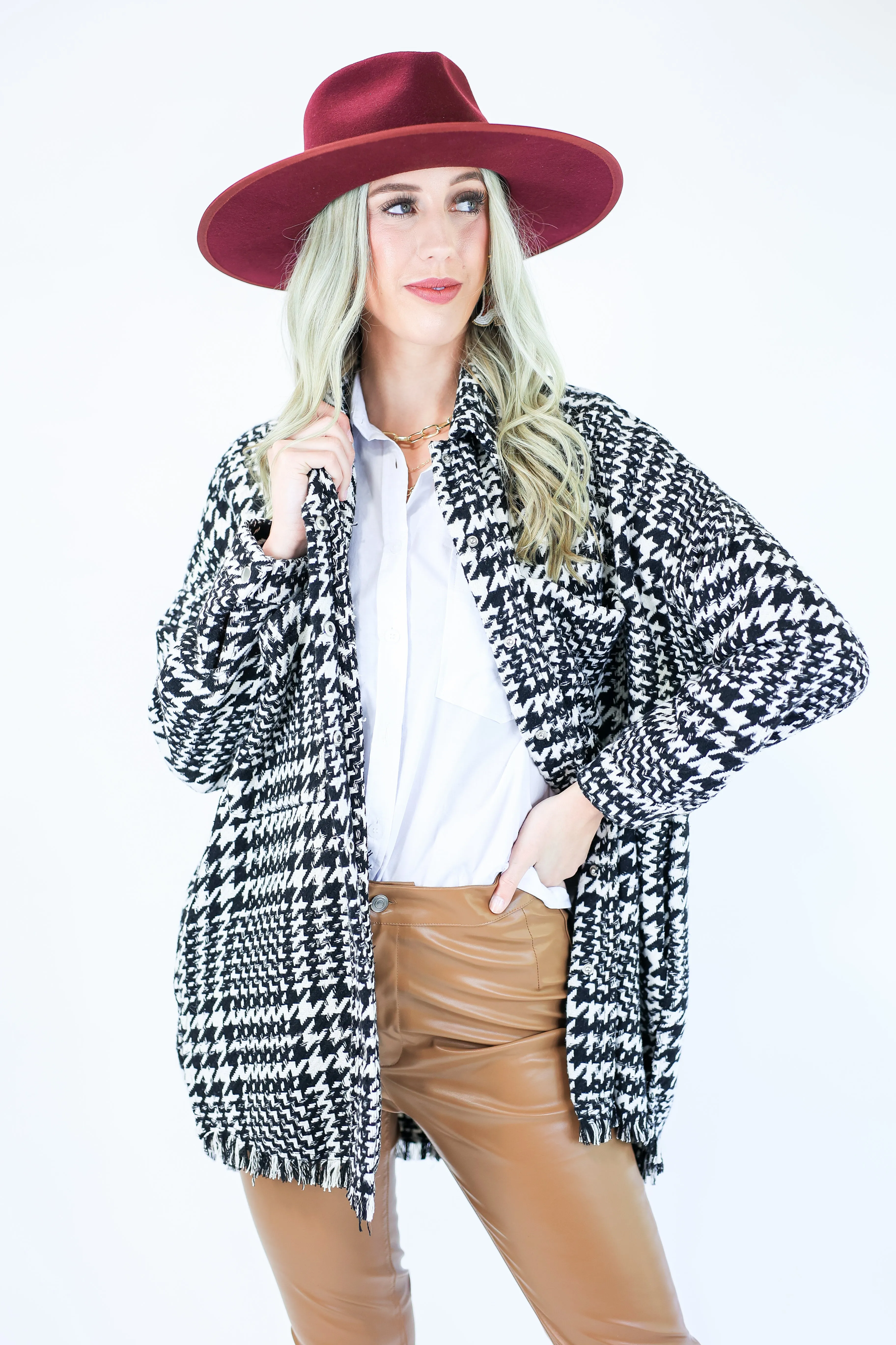 Peaceful Days Button Shirt In White