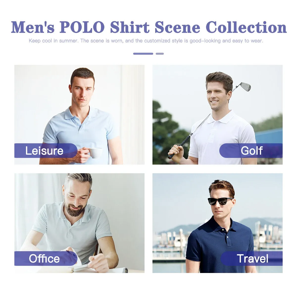 Polo Shirt Men, Retro Polo Shirt, Men's Polo Shirt, Vintage Style Polo Shirt, 60s 70s Style Shirt Men, Mod Shirt Men, Mid Century Shirt Men