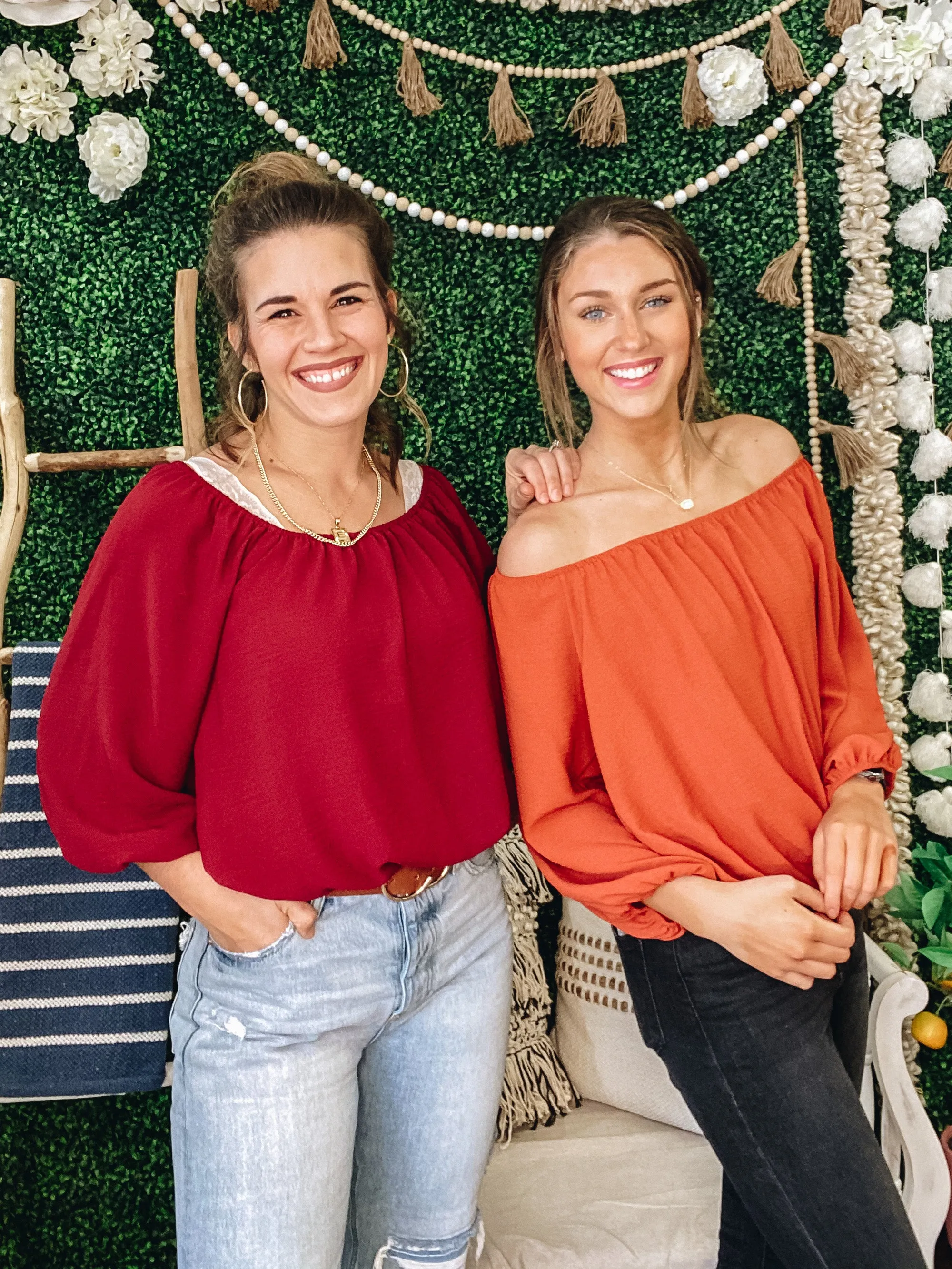 Quincy Off The Shoulder Long Sleeve Top