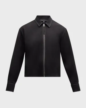 RAG & BONE JUNI CONTRAST STITCH LONG SLEEVE