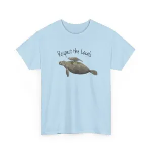 Respect the Locals Blue Fitted Tee