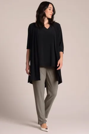 Splice Vest Long | Black