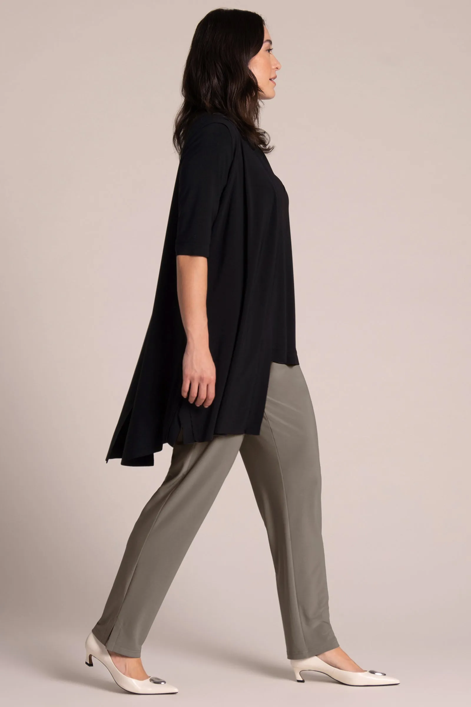 Splice Vest Long | Black