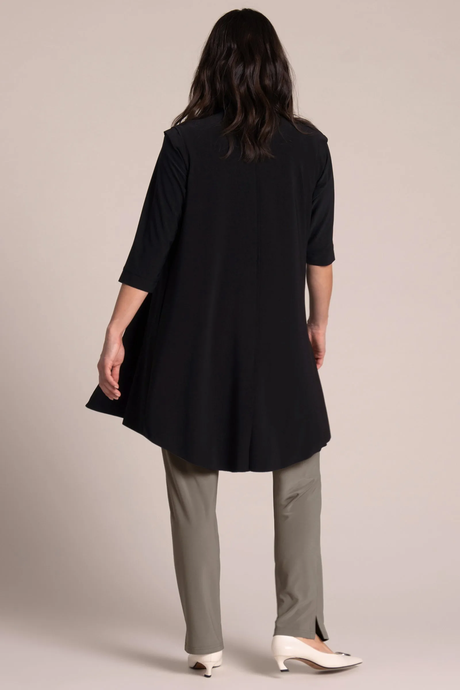 Splice Vest Long | Black