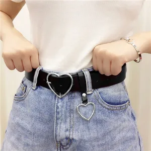 Stylish Hollow Love Heart Buckle Waist Belts Collection