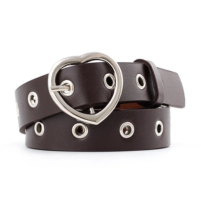 Stylish Hollow Love Heart Buckle Waist Belts Collection