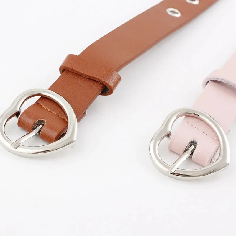 Stylish Hollow Love Heart Buckle Waist Belts Collection