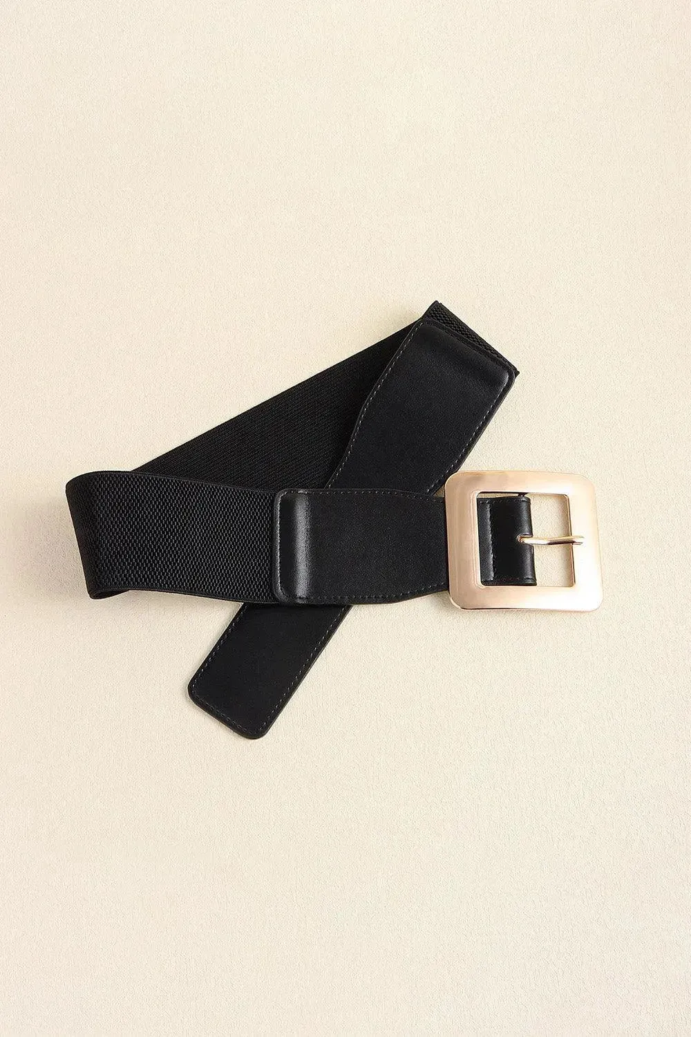 Stylish PU Leather Belt with Alloy Buckle