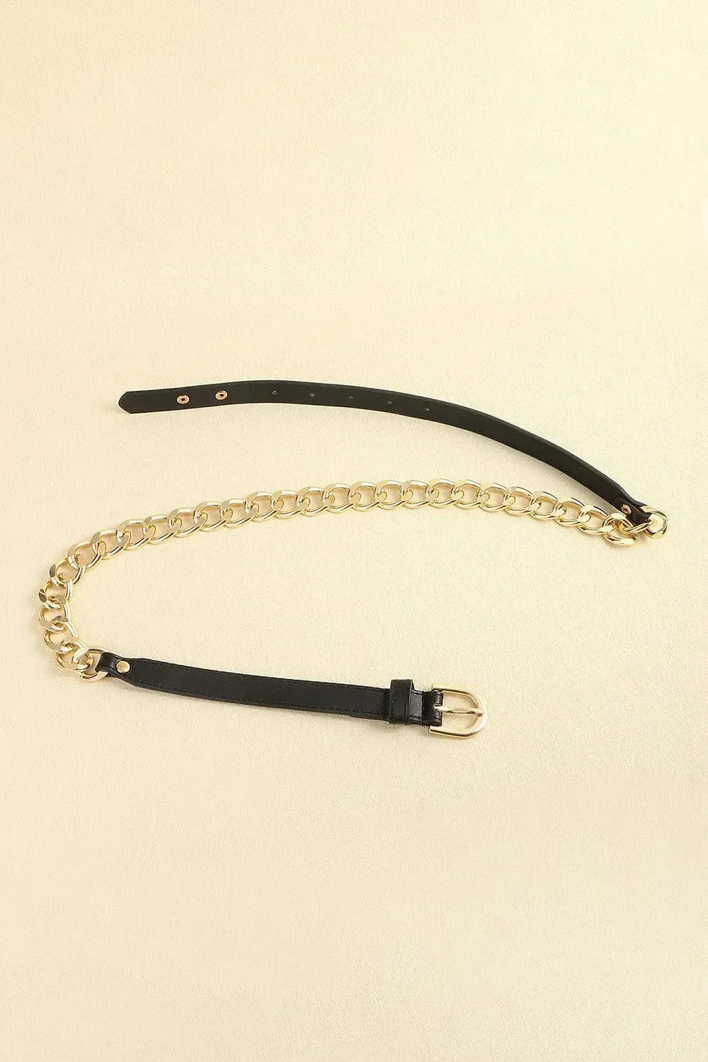 Stylish PU Leather Vintage Chain Belt