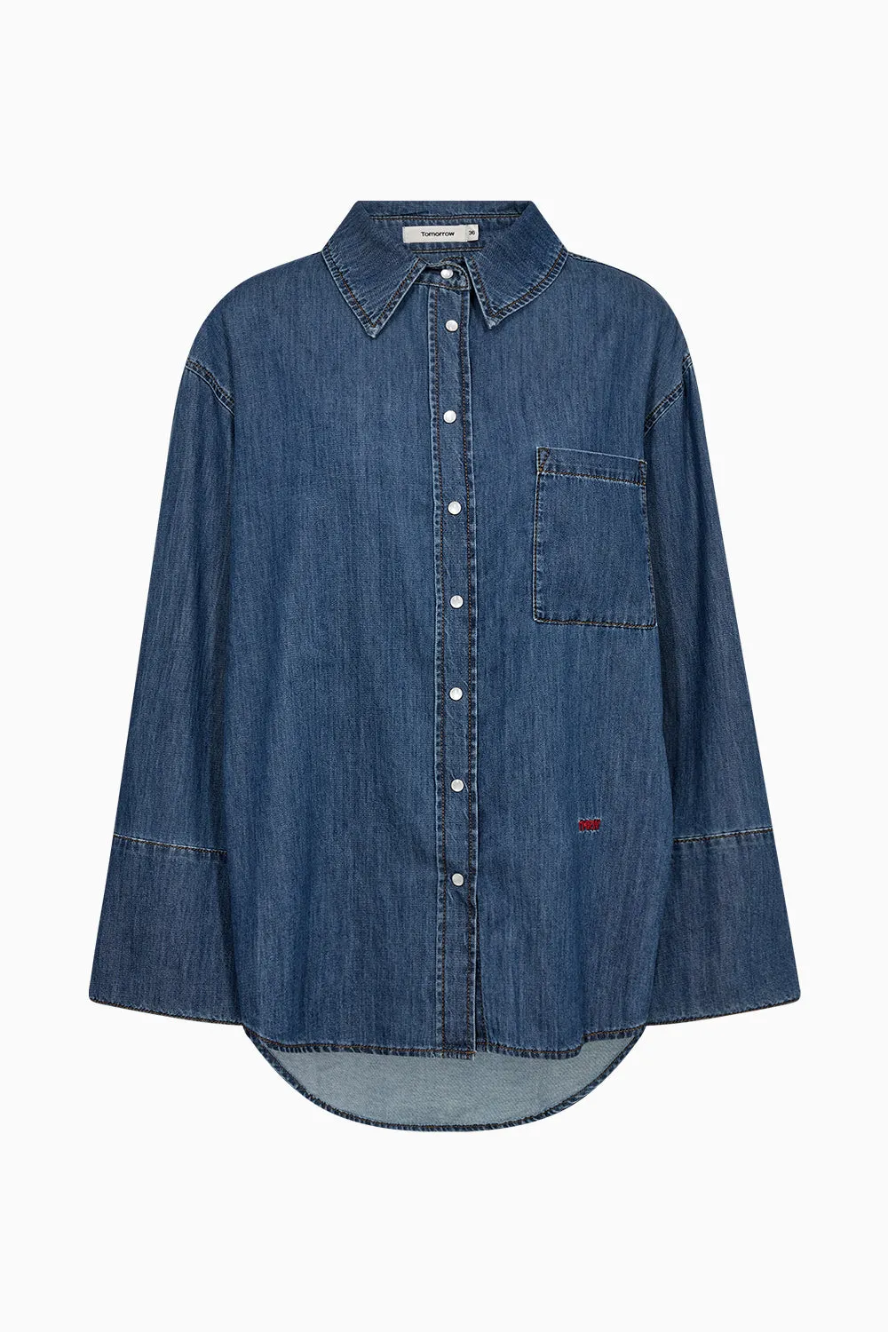 TRW-Jane Oversize Denim Shirt Wash Boston